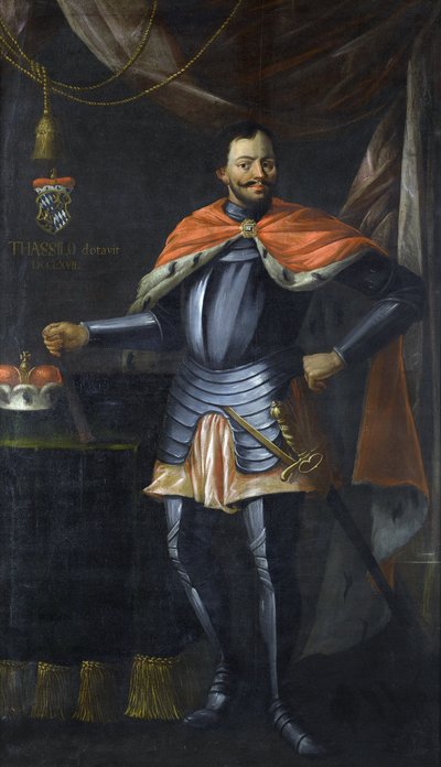 Frederic V du Palatinat (Frederic V de Wittelsbach Simmern, Prince electeur et comte palatin du Rhin, roi de Boheme) - V. Frigyes (1596-1632), Elector Palatinus - Anonymous - c. 1620-1630 - Olaj, vászon - 239x140 - Magángyűjtemény alkotó: Anonymous Anonymous