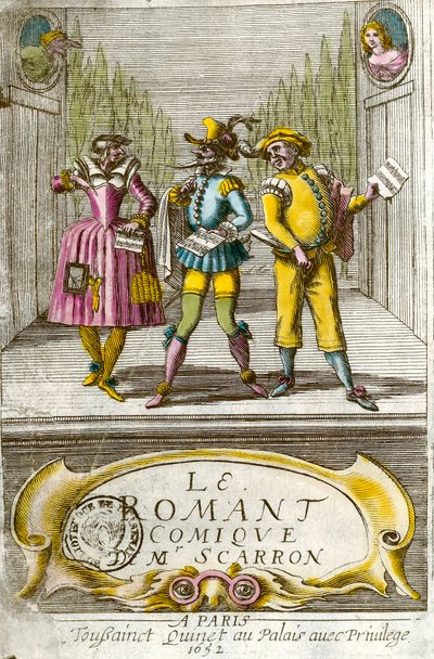 Paul Scarron francia író (1610-1660) „A képregény” címoldala alkotó: Anonymous Anonymous