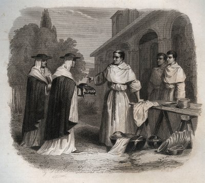 A Bonaventure néven ismert Giovanni da Fidanza (1217-1274 körül) (San Bonaventura) megkapta a bíborosi kalapot. Metszet 1846-ból „A szentek élete” c. Magángyűjtemény. alkotó: Anonymous Anonymous