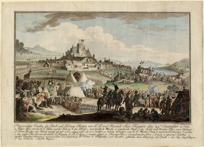 Guerre russo-turque de 1787-1792 – Khotyn elfoglalása az orosz hadsereg által szeptember 29-én alkotó: Anonymous Anonymous