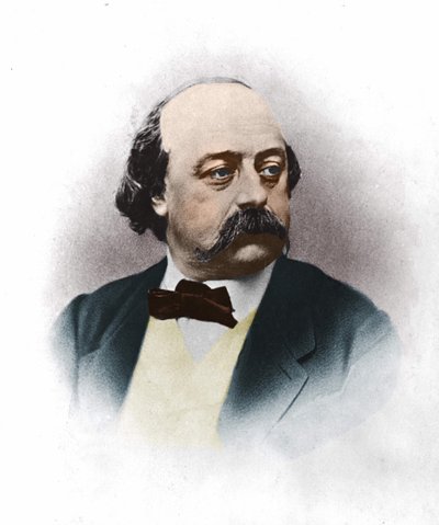 Gustave Flaubert (1821-1880), francia író, írta Nadar. alkotó: Anonymous Anonymous