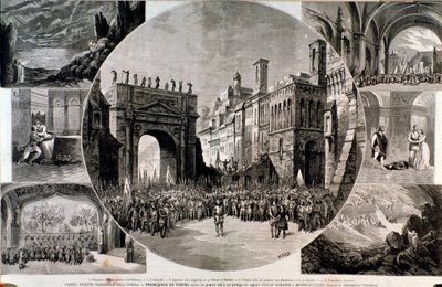 Illusztráció Francesca da Riminihez, Ambroise Thomas operájához alkotó: Anonymous Anonymous