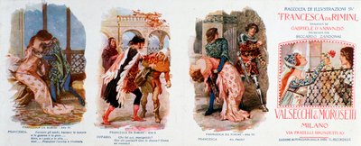 Illusztrációk Francesca da Riminihez, Zandonai munkája alkotó: Anonymous Anonymous