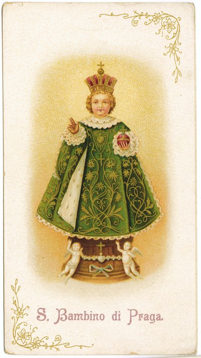 Prágai csecsemő Jézus (metszet alkotó: Anonymous Anonymous