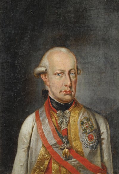 Leopold Empereur des Romains - Neoklasszicizmus : II. Lipót, római római császár (1747-1792) portréja, Névtelen, c. 1780. Olaj, vászon, 34x23,5. Magángyűjtemény alkotó: Anonymous Anonymous