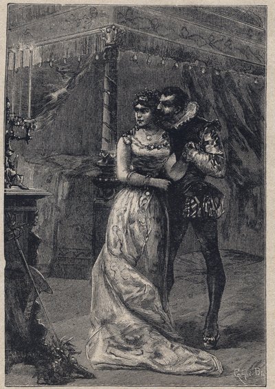 Lucrezia Borgia első férjével, Giovanni Sforza d