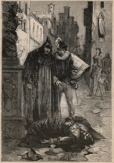 Ercole Strozzi meggyilkolása Ferrarában június 6-án alkotó: Anonymous Anonymous
