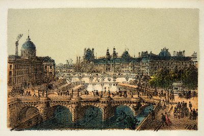 Párizs 1874: A Pont Neuf, Magángyűjtemény alkotó: Anonymous Anonymous