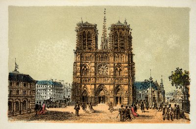 Párizs 1874: Notre Dame, Magángyűjtemény alkotó: Anonymous Anonymous