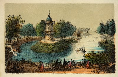 Párizs 1874: Bois de Boulogne, Magángyűjtemény alkotó: Anonymous Anonymous