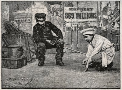 Balls része. Metszet a 19. század végéről. Magángyűjtemény. alkotó: Anonymous Anonymous