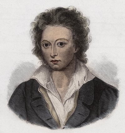 Percy Bysshe Shelley (1792-1822) angol költő alkotó: Anonymous Anonymous