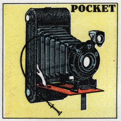 Fényképezés: "" Pocket" fényképezőgép. 1925 névtelen illusztrációja. Magángyűjtemény. alkotó: Anonymous Anonymous