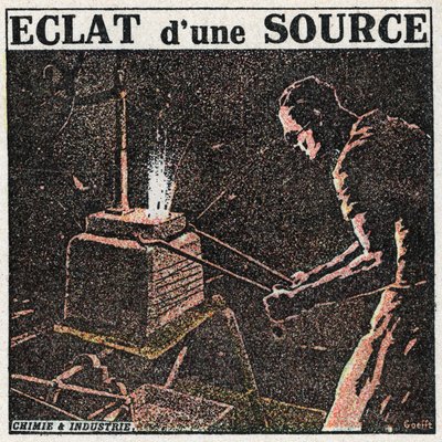 Fotometria: egy forrás eklatja. 1925 névtelen illusztrációja. Magángyűjtemény. alkotó: Anonymous Anonymous