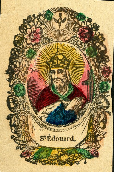 Jámbor kép: Mártír Edward (Epinal-i metszet) alkotó: Anonymous Anonymous