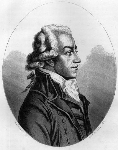 Antoine Pierre Joseph Marie Barnave (1761-1793) francia politikus portréja – Metszet 1863-ból Dupray de La Maherie „A Vörös Könyv – Histoire De L