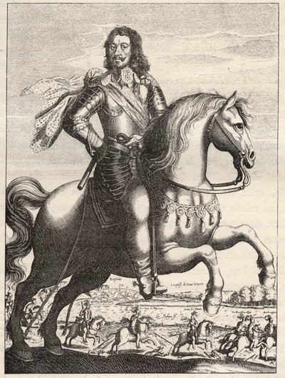 Weimar szász Bernard (1604-1639) portréja Werth János elfogásának Bernard herceg és Rohan herceg általi ábrázolásával. 17. századi metszet. Magángyűjtemény. alkotó: Anonymous Anonymous
