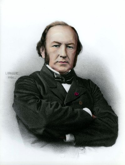 Claude Bernard (1813-1878) francia fiziológus portréja. alkotó: Anonymous Anonymous