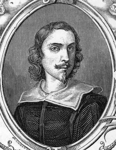 Francesco Albani (1578-1660) portréja mondta az albán, olasz festő. Armandaud 1859-es metszete „Európa galériáiban – Olaszország”. Magángyűjtemény. alkotó: Anonymous Anonymous