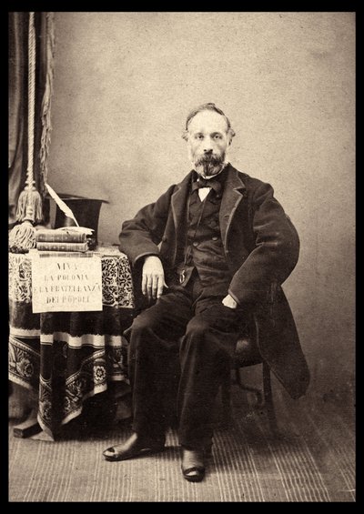 Francesco Crispi (1818-1901) olasz államférfi portréja 1863-ban. ©Lee/leemage alkotó: Anonymous Anonymous