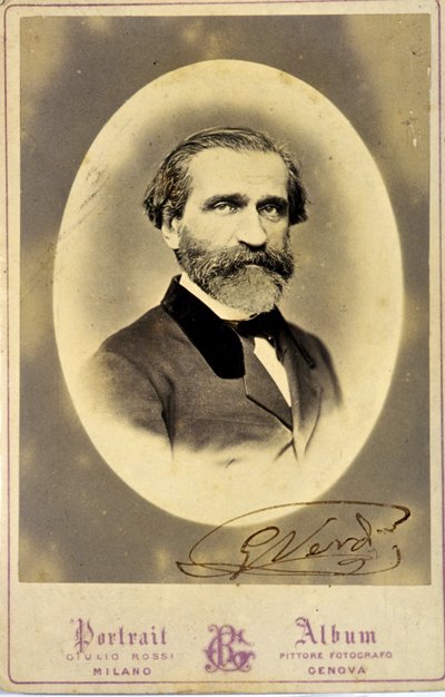Giuseppe Verdi (1813-1901) olasz zeneszerző portréja. 1850 körül.Magángyűjtemény.Milánó alkotó: Anonymous Anonymous