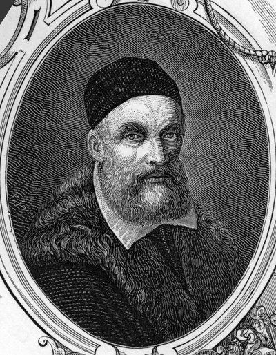 Jacopo vagy Giacomo Bassano (1518-1592) olasz festő portréja. Armengaud 1859-es metszete Európa - Olaszország galériáiban. Magángyűjtemény. alkotó: Anonymous Anonymous