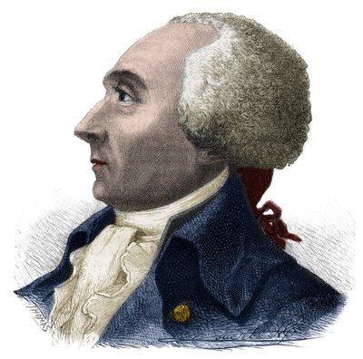 Jacques Rene Hebert (1757-1794) francia újságíró és politikus portréja - Alphonse de Lamartine (1790-1869) metszet a „Histoire des Girondins”-ba, 1865-1866 - Magángyűjtemény alkotó: Anonymous Anonymous