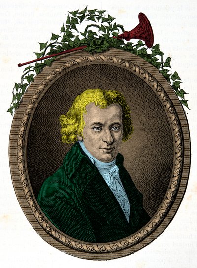 Jean Baptiste Cant Hanet, Clery (1759-1809), XVI. Lajos király inasának portréja a templomi fogságban, metszet, magángyűjtemény alkotó: Anonymous Anonymous