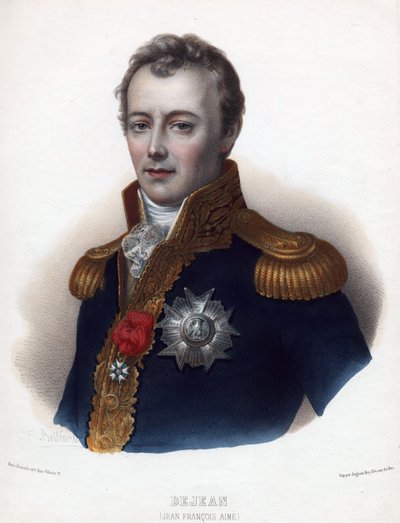 Jean Francois Aime (Jean-Francois-Aime) Dejean (1749-1824) portréja - Anonymous - 1835 - Litográfia, akvarell - 32x24 - Magángyűjtemény alkotó: Anonymous Anonymous