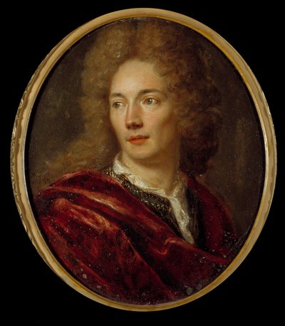 Jean de La Bruyere (1645-1696) moralista francais portréja Festmény névtelen rézre. 17. század. alkotó: Anonymous Anonymous