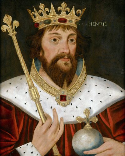 Henrik angol király (Henri I Beauclerc) (1068-1135), névtelen portréja. Olaj, fa, 57x47. Magángyűjtemény alkotó: Anonymous Anonymous