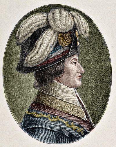 Lazarus Nicolas Marguerite Carnot (1753-1823) francia politikus portréja. alkotó: Anonymous Anonymous