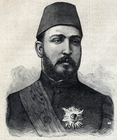 F Muhammad Tawfiq portréja (R Muhammad Tawfiq alkotó: Anonymous Anonymous