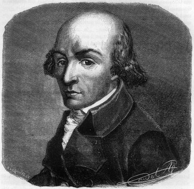 Pierre Florent (Pierre-Florent) Louvet, dit Louvet de la Somme (1757-1818), francia politikus portréja - Metszet Alphonse de Lamartine (1790-1869) „Histoire des Girondins” című könyvébe 1865-1866 - Magángyűjtemény alkotó: Anonymous Anonymous