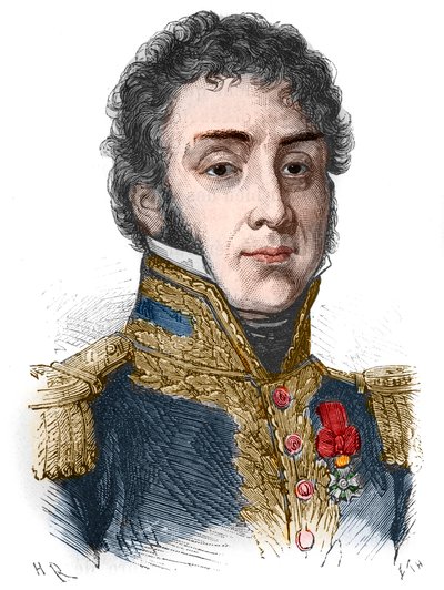 Remy Joseph Isidore Exelmans (vagy Exelmans), Franciaország marsalljának és társának (1775-1852) portréja – Henri Martin „L