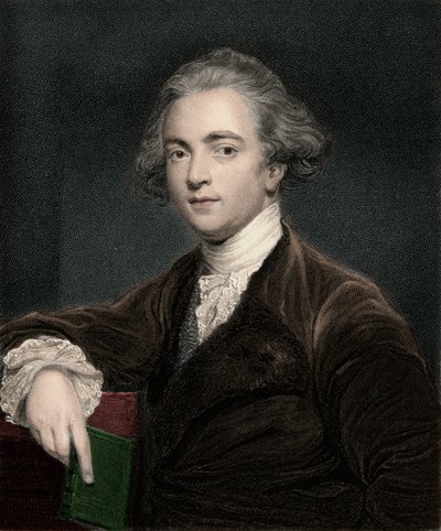 Sir William Jones (1746-1794) portréja, angol nyelvész - Sir William Jones 1746-1794 - angol filológus alkotó: Anonymous Anonymous