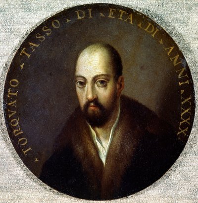 Torquato Tasso portréja (olaj, réz) alkotó: Anonymous Anonymous