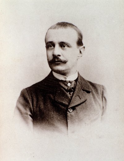 Charles Bordes angol zeneszerző portréja (f/w fotó, 1900 körül) alkotó: Anonymous Anonymous