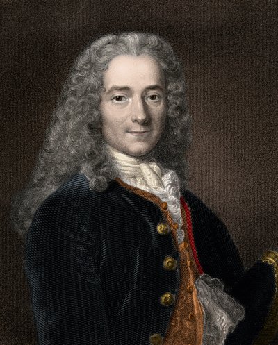 Francois-Marie Arouet dit Voltaire (1694-1778) francia író és filozófus portréja alkotó: Anonymous Anonymous