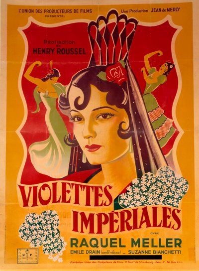 Poszter Henry Roussel „Violettes imperiales” című filmjéhez alkotó: Anonymous Anonymous