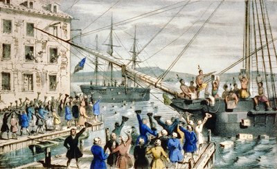 The Boston Tea Party: Tea Destruction in Boston Harbor alkotó: Anonymous Anonymous