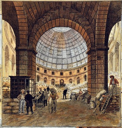 A Párizsi Értéktőzsde, Deroy, 1887-es metszet a „” Paris-Illustrous Newspaper Weekly-ben”. alkotó: Anonymous Anonymous