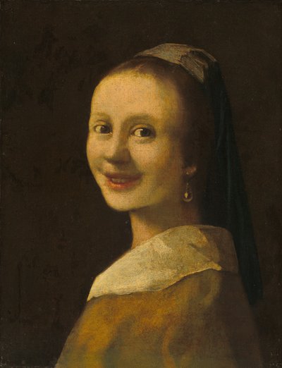 A mosolygó lány, 1925 körül (olaj, vászon) alkotó: Anonymous Anonymous