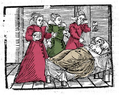 A boszorkány halála Francesco Maria Guazzo vagy Guaccio vagy Guaccius (15? -16??) „Compendium Maleficarum” című művében 1608 alkotó: Anonymous Anonymous