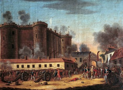 A Bastille 1789. július 14-i elfoglalása és Monsieur de Launay letartóztatása. Bernard Rene márki (Bernard-Rene) Jordan de Launay (1740-1789), a Bastille kormányzója. Névtelen festmény. Olajfestmény. Mérete: 0,63 x 0,81 m. Párizs, Musee Carnavalet - Th alkotó: Anonymous Anonymous