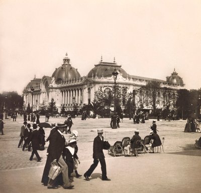 1900-as egyetemes kiállítás – Universelle de 1900 kiállítás Párizsban: Le Pepetit Palais – magángyűjtemény alkotó: Anonymous Anonymous