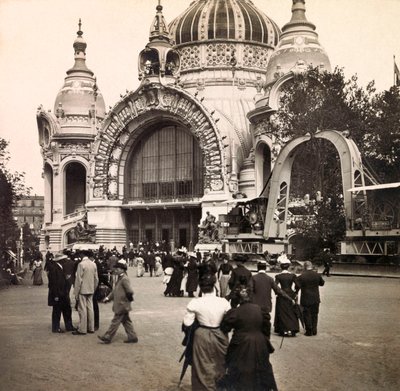 1900-as egyetemes kiállítás – Universelle de 1900 kiállítás Párizsban: Palais de la Metallurgie – magángyűjtemény alkotó: Anonymous Anonymous