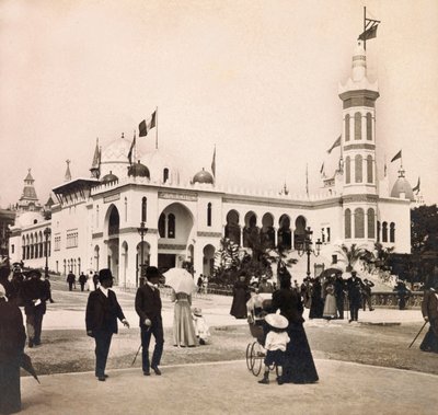 1900. évi egyetemes kiállítás – Universelle de 1900 kiállítás Párizsban: Algériai Palota – magángyűjtemény alkotó: Anonymous Anonymous