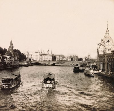 1900-as egyetemes kiállítás – Universelle de 1900 kiállítás Párizsban: Az Alma hídja – magángyűjtemény alkotó: Anonymous Anonymous