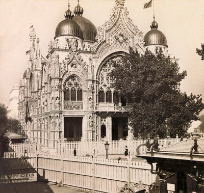 1900. évi egyetemes kiállítás – 1900. évi egyetemes kiállítás Párizsban: Olaszország pavilonja – magángyűjtemény alkotó: Anonymous Anonymous